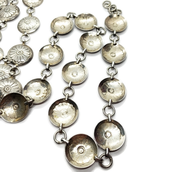 Native American 925 Sterling Concho 42.5\